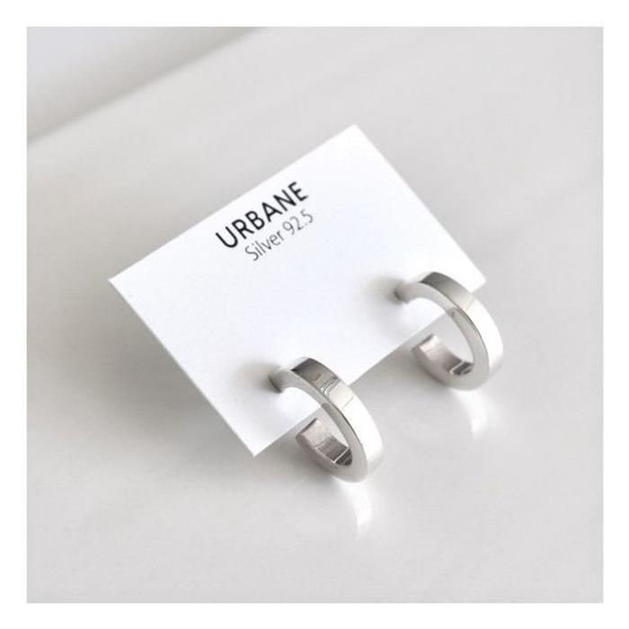 Silver925 Basic Oval Earring (13173677A)