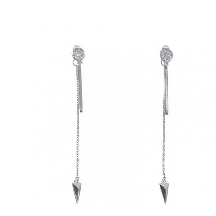 Silver耳环 (plated)