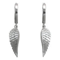 Silver Angel Earrings (Plated) (国内制造) (13173687A)