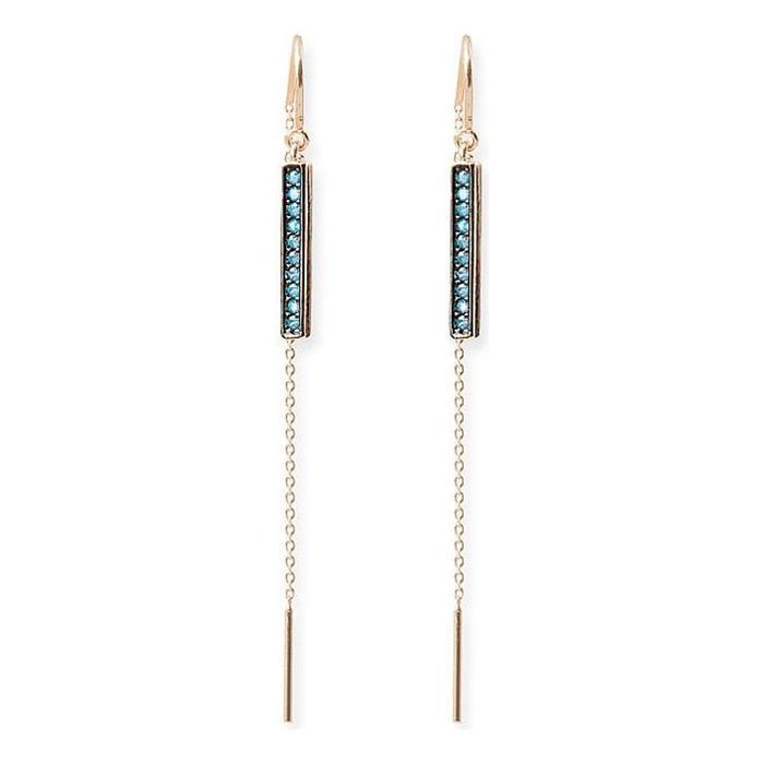 BlueSquare Drop Earrings (13173752A)
