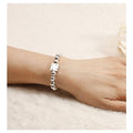 Buddhist Universal Relief Silver Bracelet (Domestic Manufacture) (13173911A)