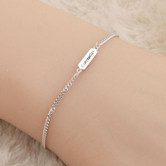 Alpha Silver Bracelet (Domestic Manufacturing) (13173919A)