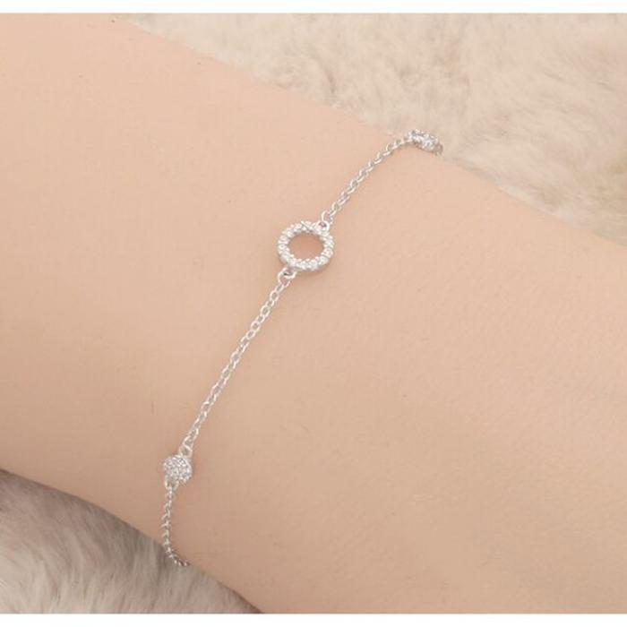 Donggl Silver Bracelet (17cm+3cm) (Proseller Domestic Production)