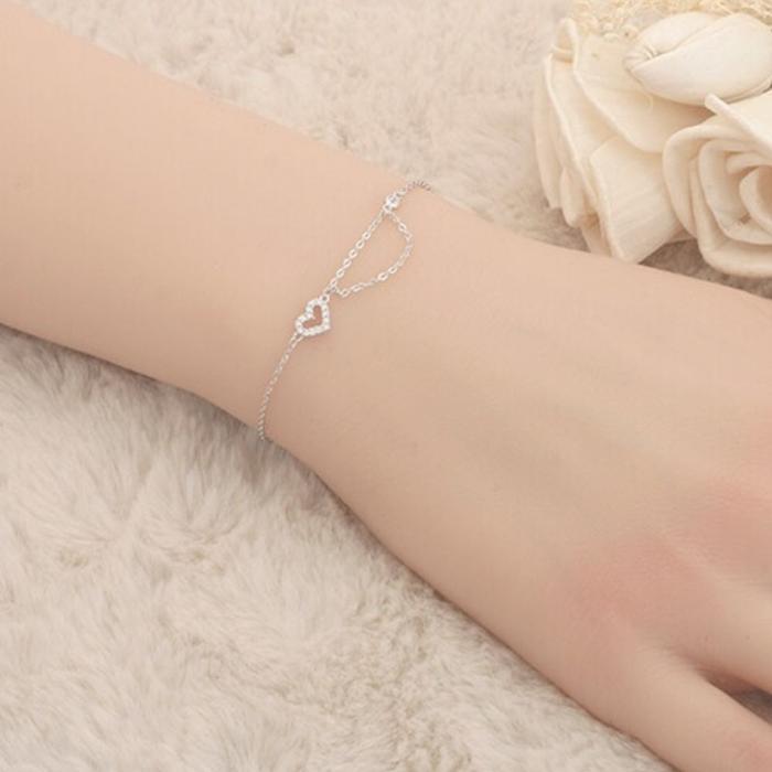 Proseller (Made in Korea) Culti Silver Bracelet (17cm+3cm) (13173932A)