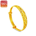 Gold-plated around bracelet for women 18k special compressed plating without discoloration (13173940