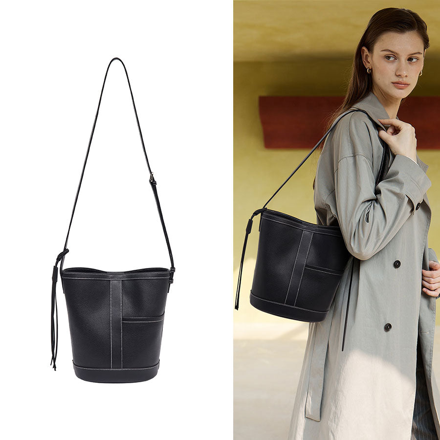 Inesby Marsco Cross Shoulder Bag Black IMR2001BFM