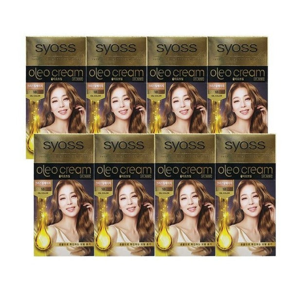 KATYALPHA SHOPPING SYOS OLéo GOLD LABEL NEW ROOT COVER DYE (CRYSTAL BEIGE 1-B) Original 8 Pieces Ss