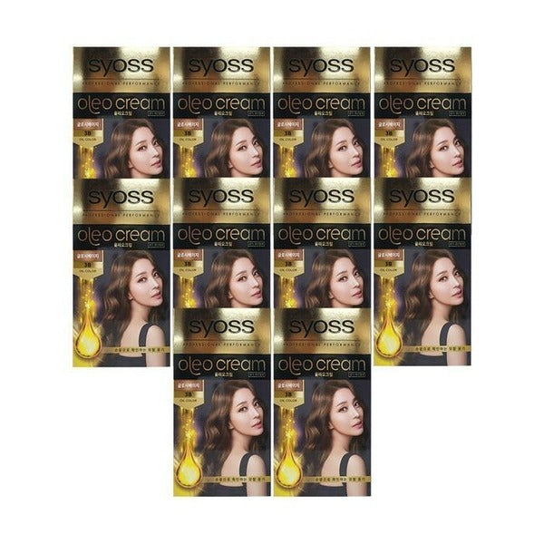 KatyAlphashopping Cyios Oleo Gold Label New Hair Cover Dye [3B-Glossy Base] 10 pieces Ss