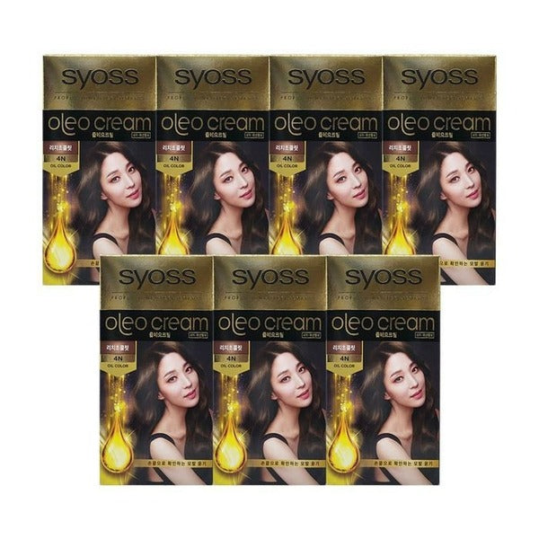 KtAlphaShopping SiOS Oleo Gold Label New Hair Cover Dye [4N Rich Chocolate] 7 pieces