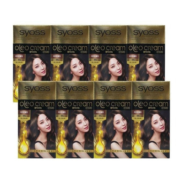 KATYALPHA Shopping iOS Oreo Gold Label New Hair Cover Dye [4N Rich Chocolate] 8 pieces SS