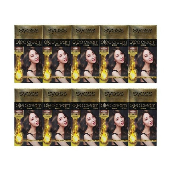 KatyAlphas Shopping iOS Oleo Gold Label New Hair Cover Dye [4N Rich Chocolate] 10 pieces Ss