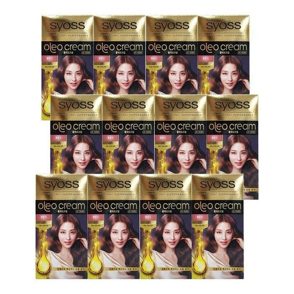 KatieAlphaShopping SiOS Oleo Gold Label New Hair Cover Dye (Peach-P) Original 12 pieces Ss