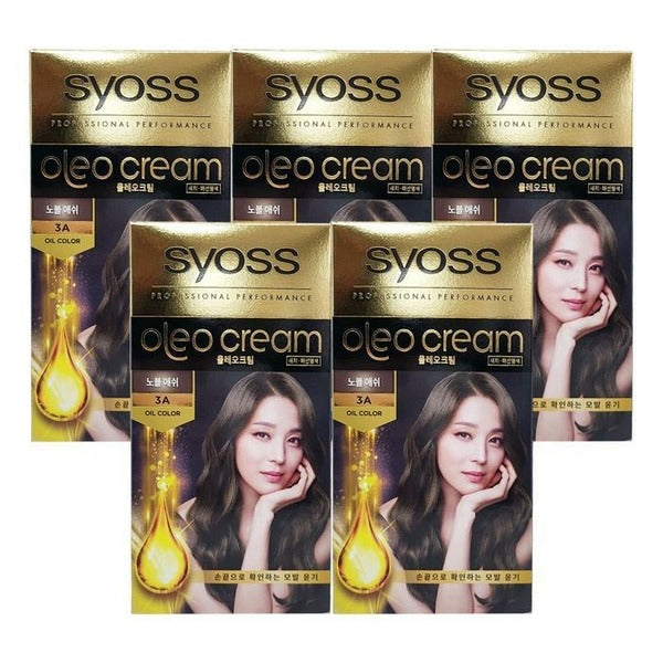 Katy Alpha Shopping SiOs Oleo Gold Label New Hair Cover Dye [3A Noble Ash] 5S