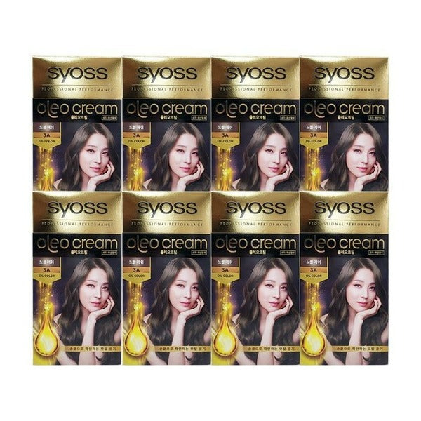 KatyAlphaShopping iOS Oleo Gold Label New Hair Coverage Dye [3A Noble Ash] 8 pieces S