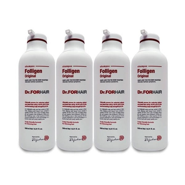 KATYALPHASHOPPING Dr.ForHair PolyGen Original HairLossRelief FloralFresh S 500ml x4