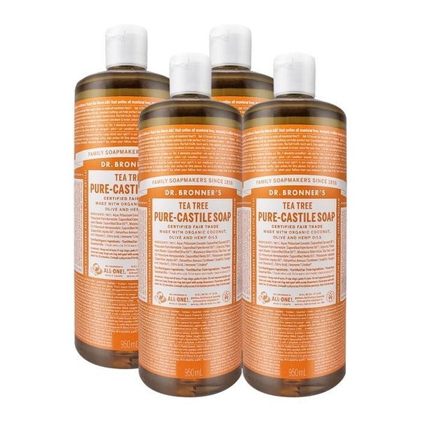 KATYALPHASHOPPING Dr.BRONNER'S TITRI PURE CASTILE SOAP WOODS香 950ml ALL-IN-ONE BODY Wash 4pcs S