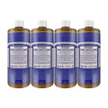 KatyAlphaShop Dr.Bronner's Peppermint Pure Castile Soap Mint香(油性) 950ml 4pc