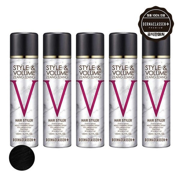 KatyAlphaShopping Dermaclase Style&Volume Jjangjjang Black Spr Lbl 120ml x5