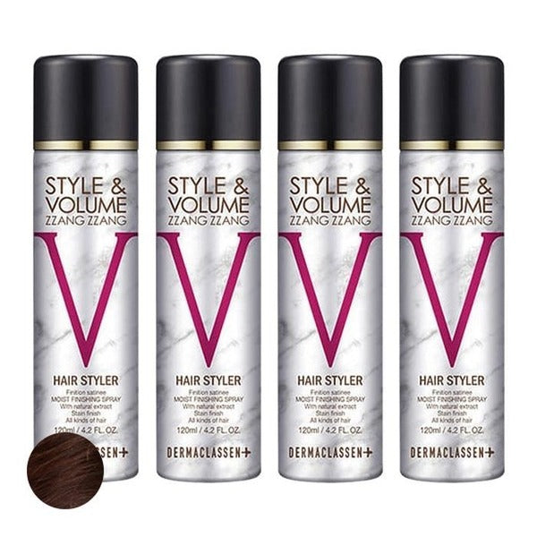 KatyAlphaShopping Dermaclsen Style&Volume JjangJjang Black Hair Serum Layer Natural Bronze 120ml x4