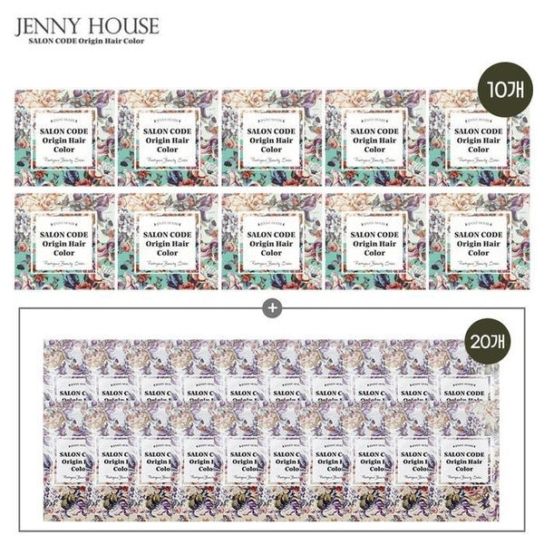 KatyAlphaShopping Jenihouse Origin HairColor NewRootCover Dye 10+Treatment 20 Set
