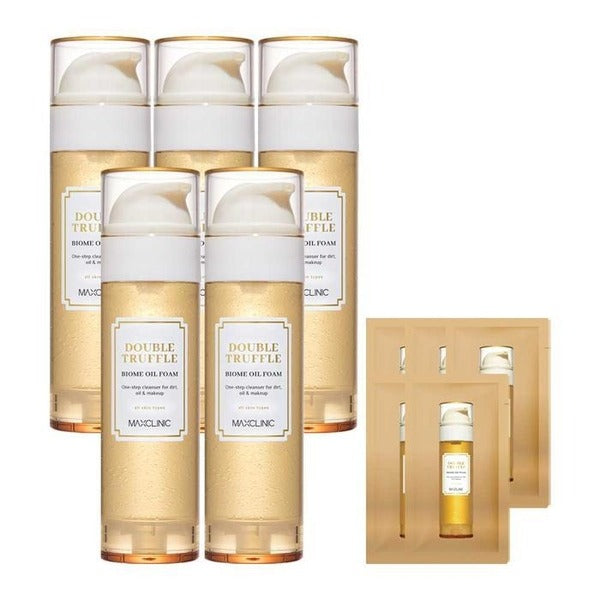 Katy Alpha Shopping Max Clinic Oil Foam Cleanser Double Truffle Biome 110g 5+5 samples