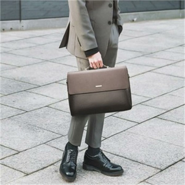 KTR Alpha Shopping [Shushu] Basic Men's Commuter Document Briefcase Crossbody Bag