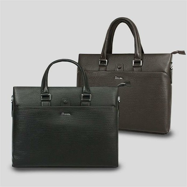 Riley Rly Men's 20s 30s Office Commuter Synthetic Leather Document Bag
