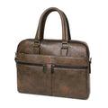 KTR Alpha Shopping Raily Rly Brown Modern Men's Briefcase Basic Design