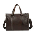 CT Alpha Shopping [Riley] Rly Men's Satchel Bag Document Briefcase Dark Brown