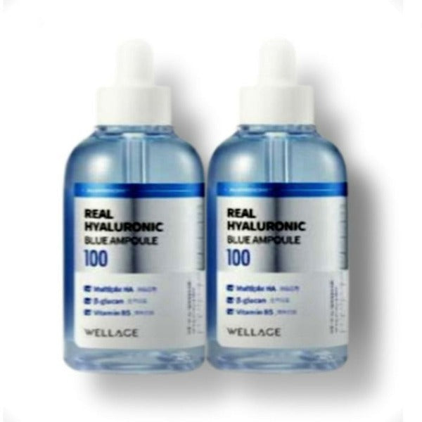 KATYALPHASHOPPING Wellcafe Real Hyaluronic Blue 100 Ampoule 100ml x2