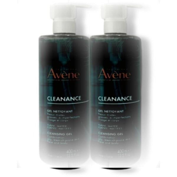 KateAlphashop Avene Clinsane Cleansing Gel Cleanser 400ml x2