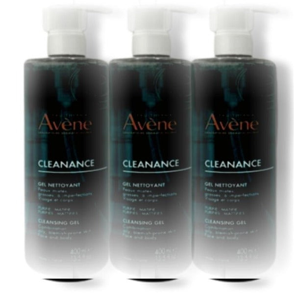 KateAlphasShopping Avene Cleanance Cleansing Gel Cleanser 400ml x3