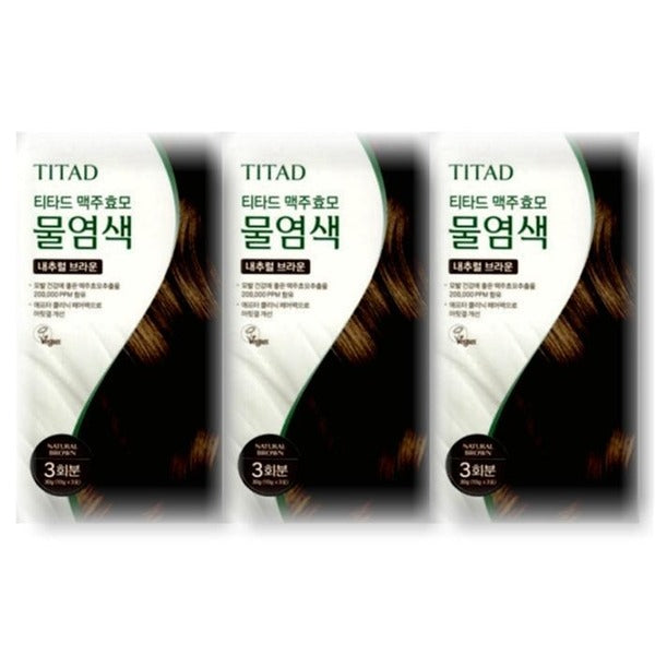 KatyAlphaShopping Titald Beer Yeast Liquid Dye Natural Brown 30g x 3