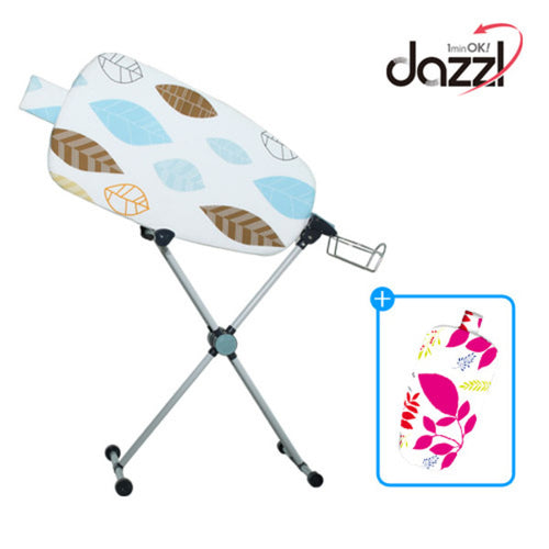 360-degree rotating ironing board stand (leaf) + additional cover included
