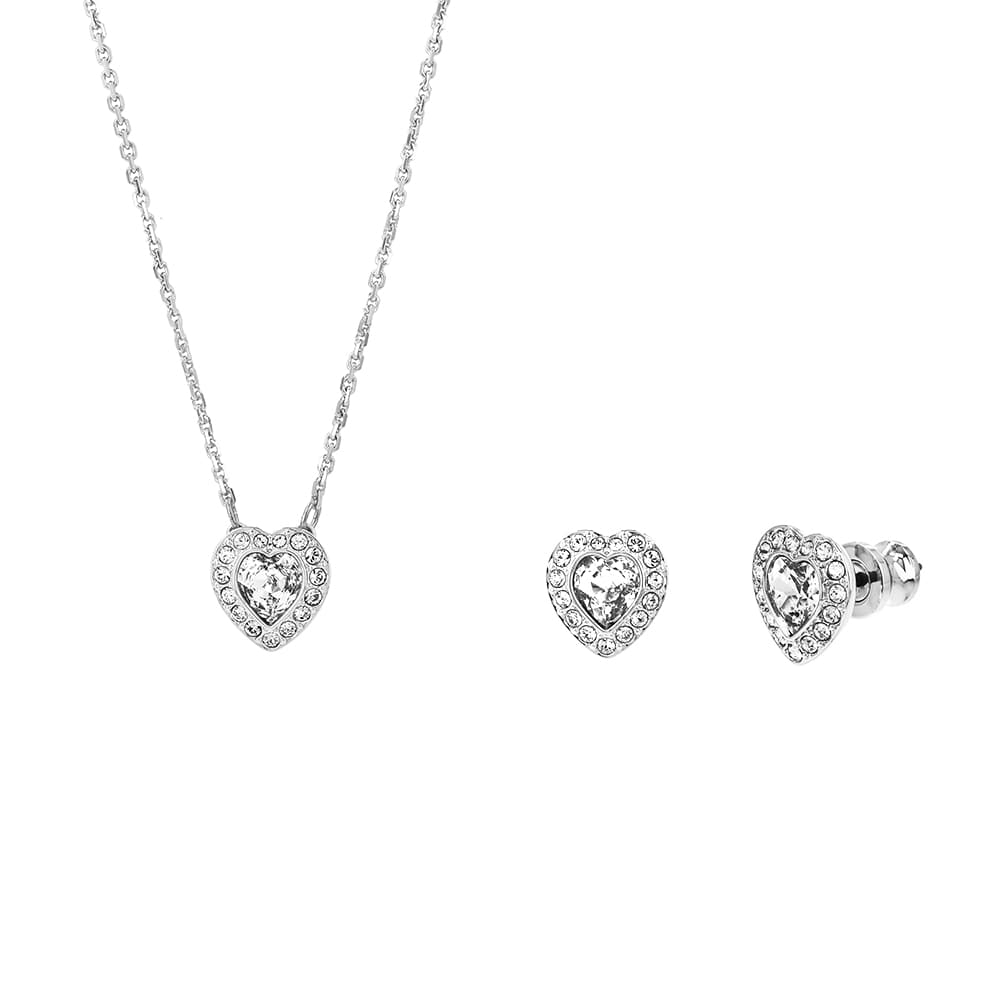 Swarovski 5720849 Ariana Grande Capsule Collection Heart Earrings Necklace