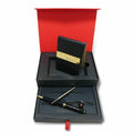 KatyAlphashop Leather Money Clip Gold-plated Pen Gift Set 1P Wallet Stationery