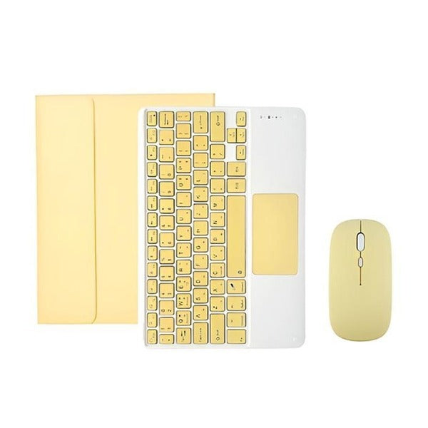 KatyAlphaShopping iPad Pro 13 M4 Pencil Case Touchpad Keyboard+Case+Mouse Set