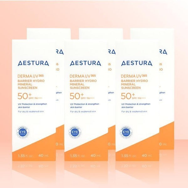Katy Alpha Shopping Estra Derm UV365 Barrier Moisturizing Suncream 40ml (SPF50+) x 6