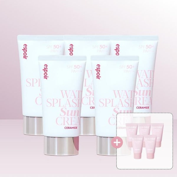 KTL Alpha Shopping Espua Water Splash Sun Cream Ceramide 60ml (SPF50+) x 5
