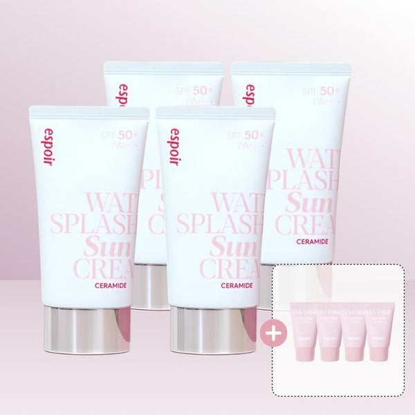 Kate Alpa Shopping Espuia Water Splash Sun Cream Ceramide 60ml (SPF50+) x 4