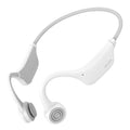 KATY Alpha Shopping Iriver Bone Conduction Earphone Multi Pairing Bone Conduction Earphones (White) 