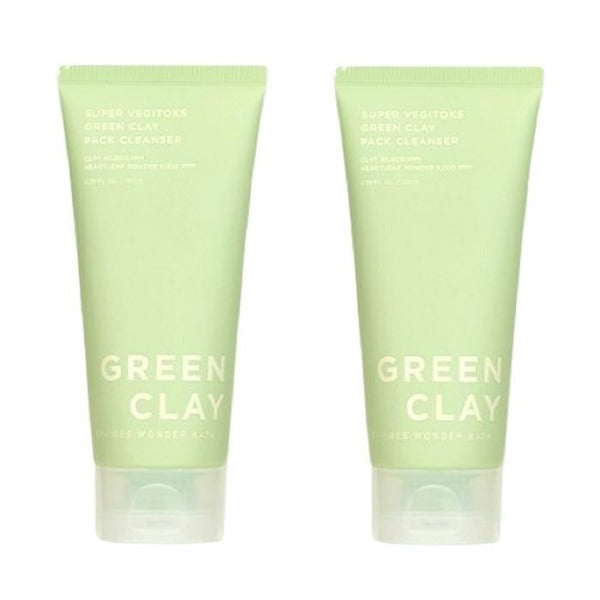 KATYALPHASHOPPING Joyoung Wonderbath Super Vegi Tone Mask Clay Pack 130ml 1+1 Total 2 Pieces