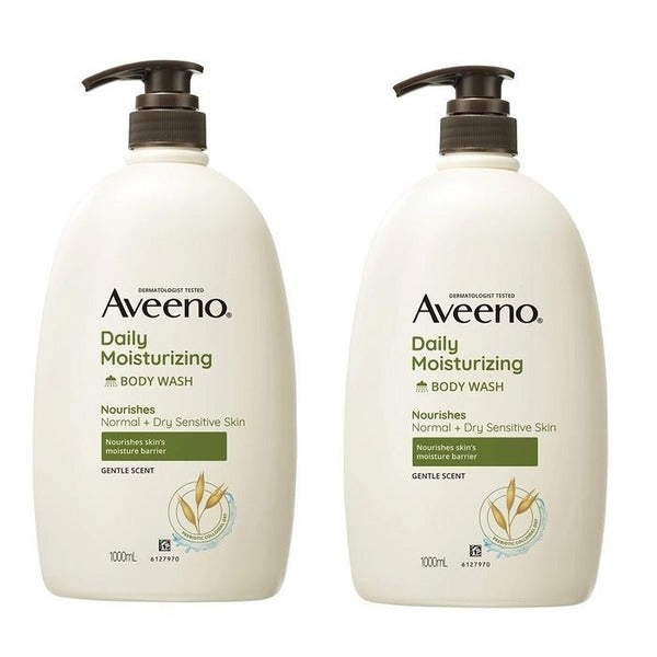 KATYALPHA SHOPPING Avino Daily Moisturizing Unscented Body Wash 1L x 2 Moisturizing gentle low irrit
