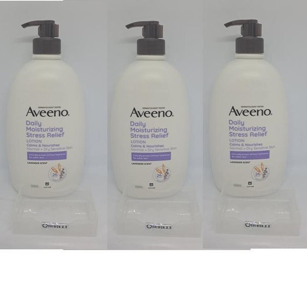 KTL Alpha Shopping Abino Daily Moisture Rising Stress Relief Lotion Lavender 1000ml 2+1 Total 3 Piec