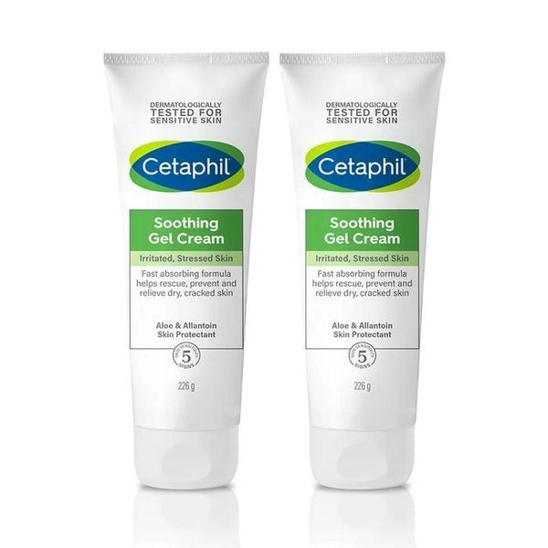 KatieAlphaShop Sebtif Cooling Gel Cream 226g x 2 Reduces heat and moisturizes skin