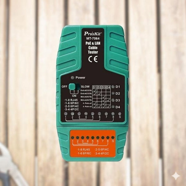 KATYALPHASHOPPING Coms PROKITPOE Ethernet Cable Tester RJ11 RJ12 RJ45