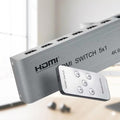 KatyAlphaShopping Coms HDMI 2.0 Select Box 5-in-1 5-Connect 4K 60Hz 3D HDR