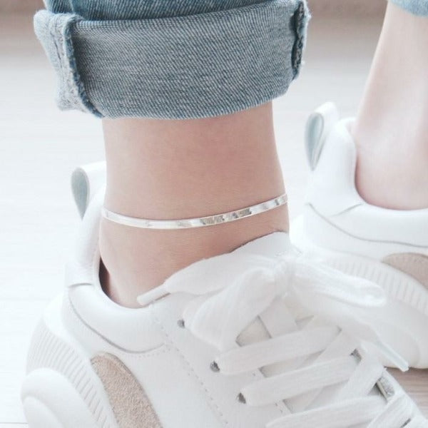 Katy Alpha Shopping [92.5 Silver] Hair Clamp / Silver Snake Bracelet