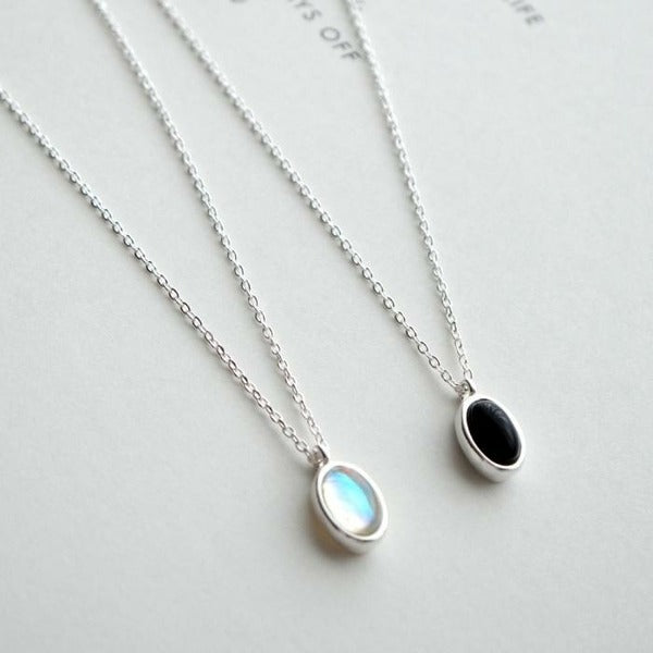 Katy Alpha Shopping Ribbon Cream Earring 925 Silver Raw Gem Meichio Necklace