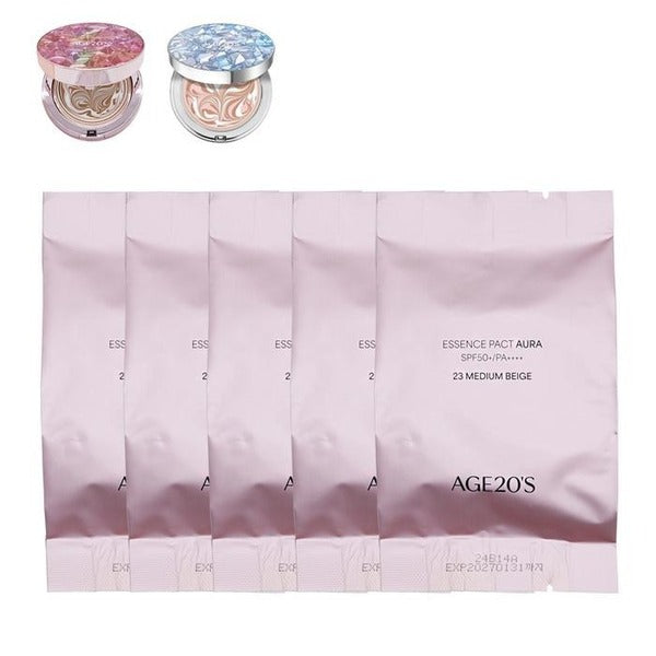 KATYALPHA SHOPPING AGE20S ESSENCE FACTURE AURA 14g (SPF50+) REPLENISHMENT 5 PIECES